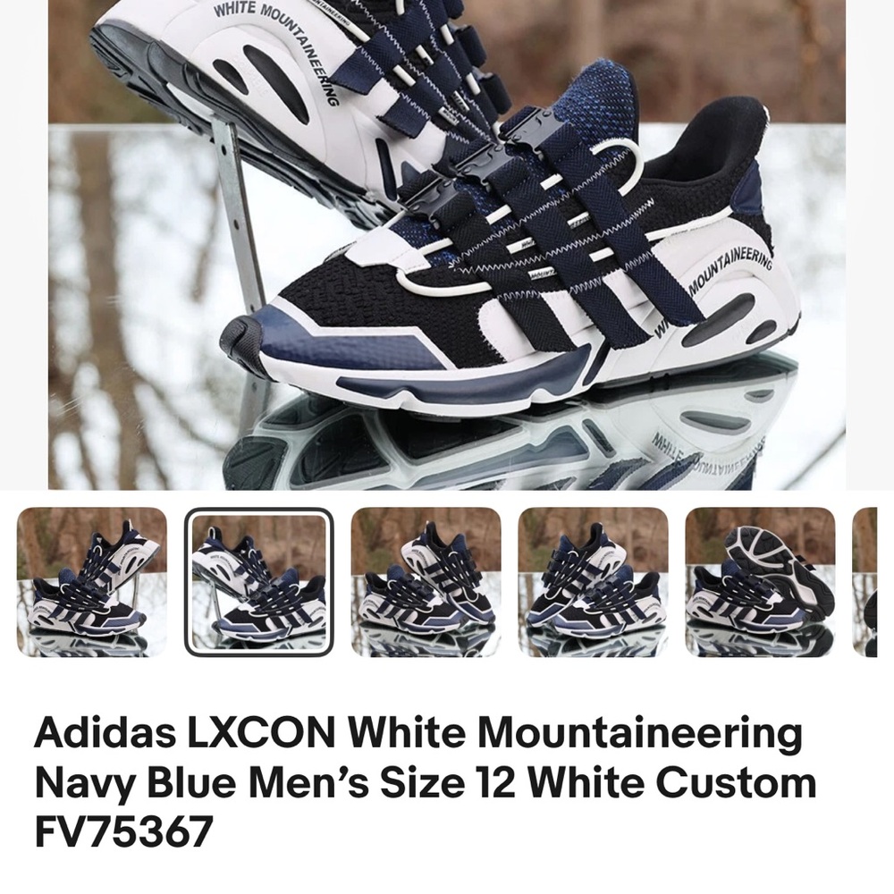 Adidas LXCON Black and White Sneakers